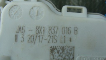 AUDI A3 8V ЗАМОК-КАБРИОЛЕТ РУЧКА ДВЕРИ ПРАВАЯ ПЕРЕДНЯЯ ПРАВАЯ 8V0839885 8X1837016B
