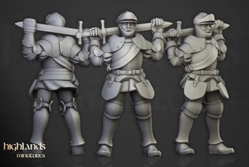Imperial Guard with hand weapons and shields