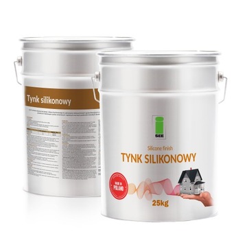 TYNK SILIKONOWY BIAŁY ELEWACYJNY ZEWNĘTRZNY 1.5MM PREMIUM 25KG