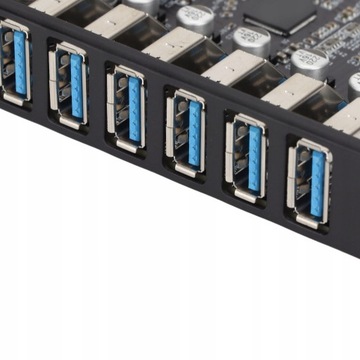 Адаптер 7 портов PCIE USB 3.2 GEN1 адаптер для карты