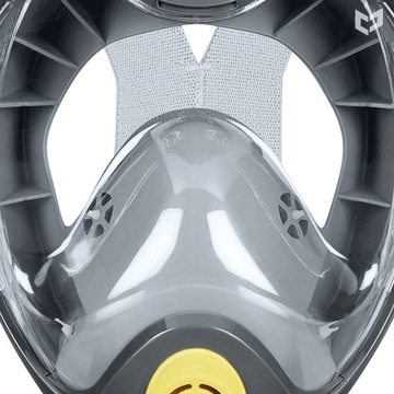 Полнолицевая маска для дайвинга с очками для подводного плавания Pro5.