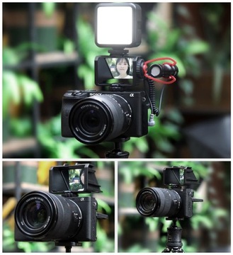 Lustro podglądowe selfie do Sony A6500 A6300 A6100 A6000 A7II A7 A7RIII A73