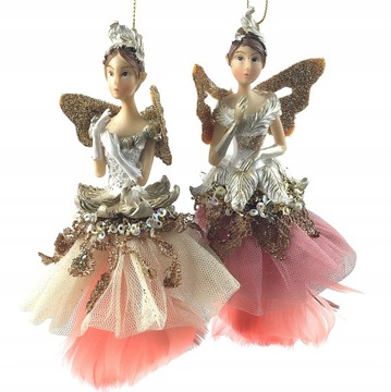 BOMBKI OZDOBY CHOINKOWE BALERINA BALETNICA 18 cm