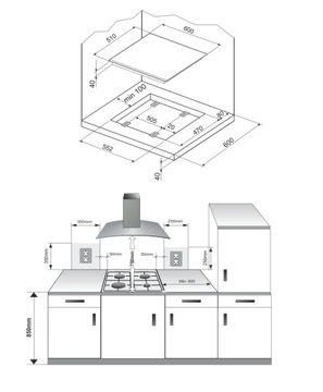 Комплект AMICA ED3765171W F-TYPE + плата PG6411SRW