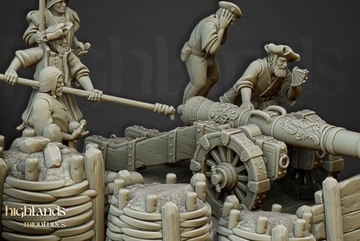 Diorama set – artillery barricades