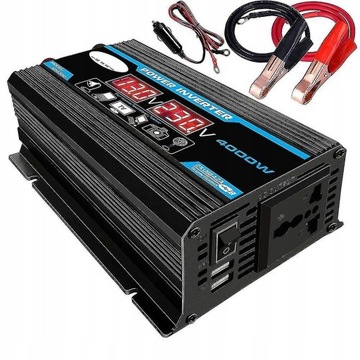 New 4000w 12v 220v/110v Led Ac Car Power Inverter