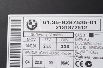 MINI PACEMAN (R61) 2013 MODUL / ŘÍZENÍ CAS