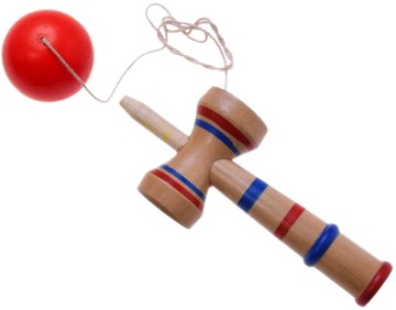 KENDAMA JAPOŃSKA GRA ZRĘCZNOŚCIOWA DREWNIANA