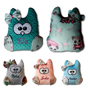 Прикалываемая сова name Запись подарки