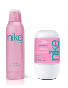 NIKE SWEET BLOSSOM W ZESTAW SPRAY 200ml+ ROLL 50ml