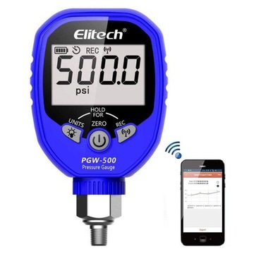 0-6 MPa Elitech PG Bezprzewodowy cyfrowy manometr