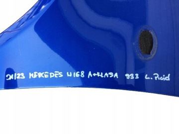 01/23 MERCEDES W168 TŘÍDA A BLATNÍK LEVÝ PŘEDNÍ