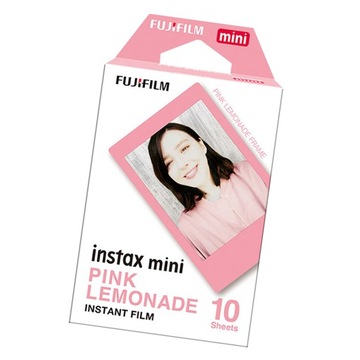 10 пленок Fujifilm Instax Mini Pink Lemon Cartridge 10 фотографий