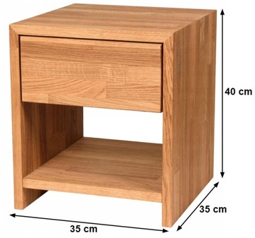 Торонто 2 Тумбочка Дуб Древесина Масло Природа