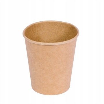 ОДНОРАЗОВЫЕ БУМАЖНЫЕ КОФЕЙНЫЕ ЧАШКИ 300мл КРАФТ БЕЗ УТЕЧЕК
