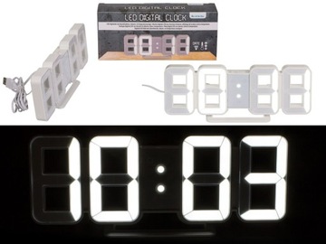 ZEGAR CYFROWY LED Godzina Data Temperatura Alarm