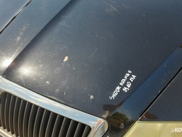 SKODA OCTAVIA II КРЫШКА КАПОТА ДВИГАТЕЛЯ LF9R 9910