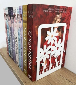 Белая подставка для книг FLOWER + БЕСПЛАТНО