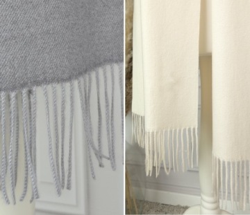 ТЕПЛЫЙ ШАРФ КАШЕМИРОВЫЙ С ШЕРСТЬю женский гладкий шарф КЛАССИКА Цвета