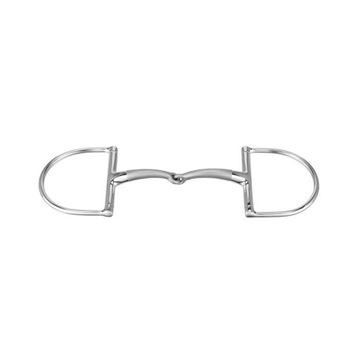 Wędzidło stal nierdzewna D-ring SPRENGER Satinox pojedynczo łamane 14mm