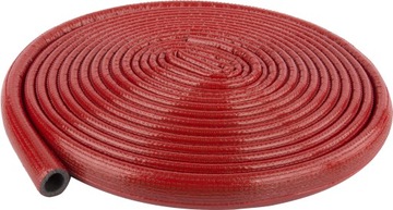 OTULINA NA RURĘ PEX 16 18/6 mm KRĄZEK 10 METRÓW IZOLACJA CZERWONA