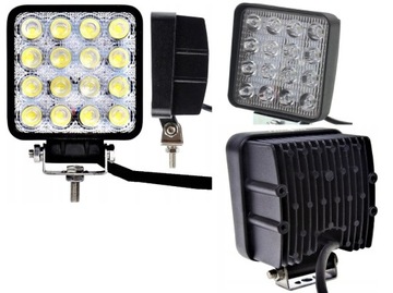 РАБОЧАЯ ЛАМПА Галогенный прожектор 16 светодиодов 48Вт 12В/24В