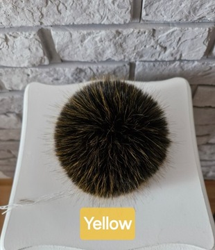 ПОМП ДЛЯ ШАПКИ ИЗ МЕХА ЛИСЫ ЕНОТА 15СМ КАЧЕСТВЕННЫЙ!!!