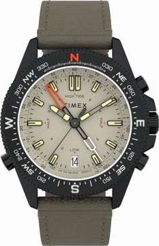 Часы Timex EXPEDITION BLACK: компас + термометр + сапфировое стекло + сталь
