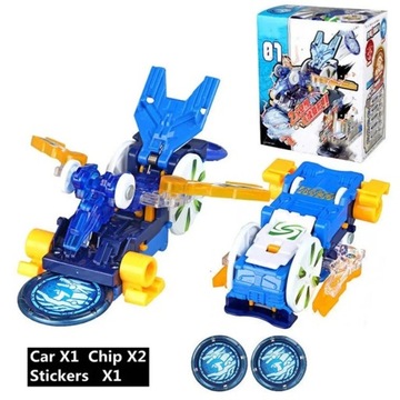 Screechers Wild Capture Wafer 360 Rotate Transformation Cars Burst Speed