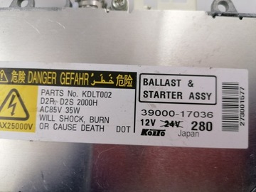 LAND ROVER LEXUS MĚNIČ XENON 39000-17036