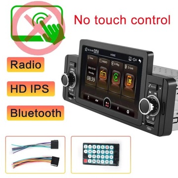 styl radia Odtwarzacz MP5 1DIN, Bluetooth, USB, stereo