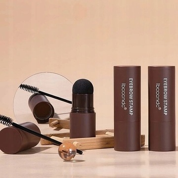 Стойкий макияж Штамп для бровей Set Dark