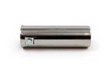 Насадка глушителя из нержавеющей стали mt 008 хром amio-01308