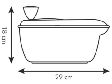 Роторный шейкер для салата - большой TESCOMA