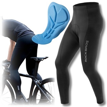 ROCKBROS SPODNIE ROWEROWE MTB KOLARSKIE Z PIANKOWĄ WKŁADKĄ r. 3XL MĘSKIE