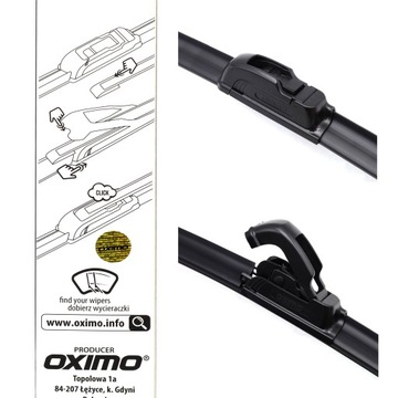 Wiper Oximo wu400 Flat
