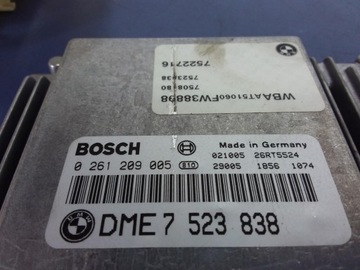 BMW 3 E46 1.8 B 116KM ŘÍZENÍ MOTORU 0261209005