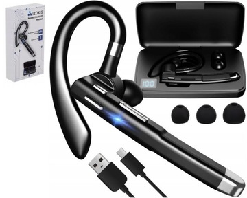 Słuchawka bezprzewodowa INTERKOM bluetooth Powerbank CZYSTY DŹWIĘK PRO