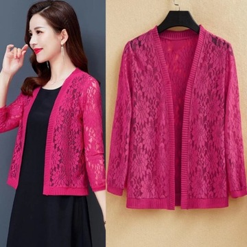 2022 Autumn Summer Lace Cardigan Women Female Card