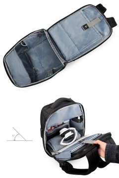 Plecak antykradzieżowy Tigernu na laptopa 15 RFID