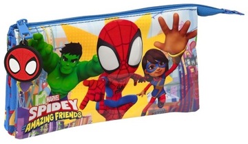 Piórnik 3 Przegrody Spidey Saszetka Hulk Miss Marv