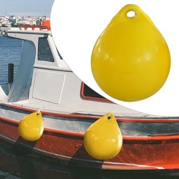 Причал для лодки, круглый якорь, желтый, 30x35см, 2,8см.