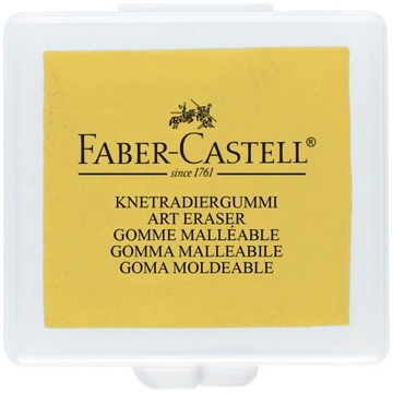 Художественный ластик для хлеба Faber-Castell в желтом футляре