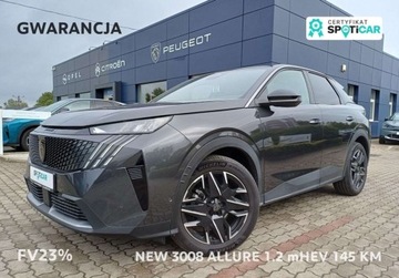 Peugeot 3008 III 2024 Peugeot 3008 Allure 1.2 mHev 145 KM e-DCS6 Demo GWARANCJA FV23 1.2