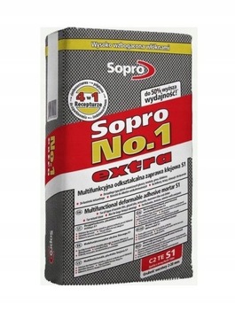KLEJ DO PŁYTEK SOPRO NR1 400 EXTRA 22,5KG