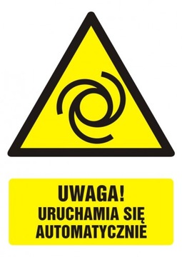 Uwaga! Uruchamia się automatycznie folia 5,25x7,4