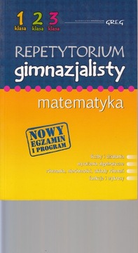 Matematyka Repetytorium kl. 7,8 SP Greg