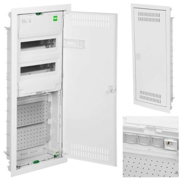 Rozdzielnica PODTYNKOWA multimedialna modułowa MSF TWIN RP 2x12 (PE+N)+2x12