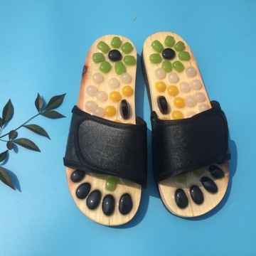 2ks papuče na masáž chodidiel Sandále Darčeky pre chodidlo 35-36 čierna Voliteľná veľkosť