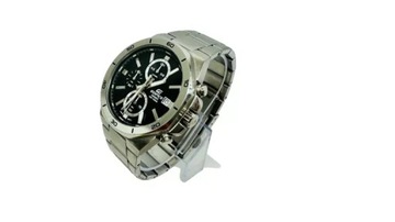 ZEGAREK CASIO EDIFICE EFV-640 KOLOR SREBRNY BRANSOLETA STAN 9/10